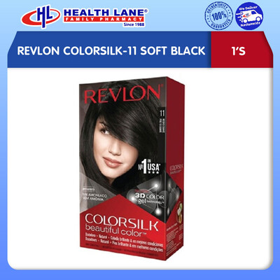REVLON COLORSILK-11 SOFT BLACK